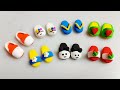 DIY How to Make Miniature Polymer Clay Glitter Shoes, Sandals, High Heels Set | Miniature Clay