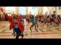 Flashmob a szombathelyi vasútállomáson - Shake It és Ataru Taiko