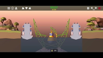 Poly Bridge 2 walkthrough 3-04c DOUBLE DOWN Challenge level solution