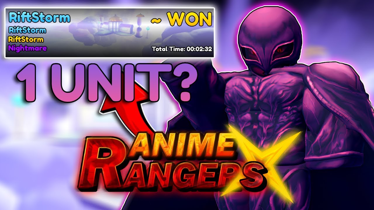 How To FULLY AFK Rifts with 1 UNIT in Anime Rangers X! - YouTube