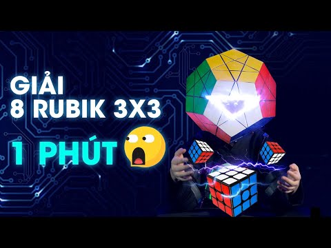 Video Cách giải nhiều khối Rubik 3x3 nhất trong 60 giây |... - youtube