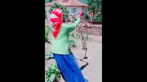 How do you like this version of a garden scarecrow? 😂 #shorts