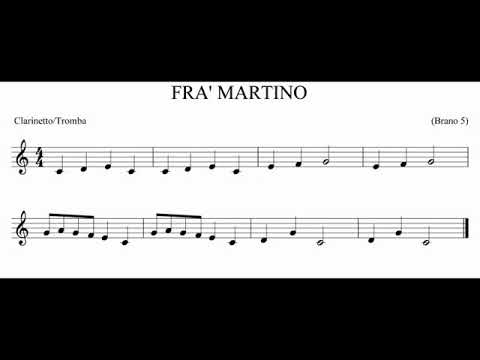 Brano 5 Fra Martino Clarinetto Tromba Teo Carlucci Youtube