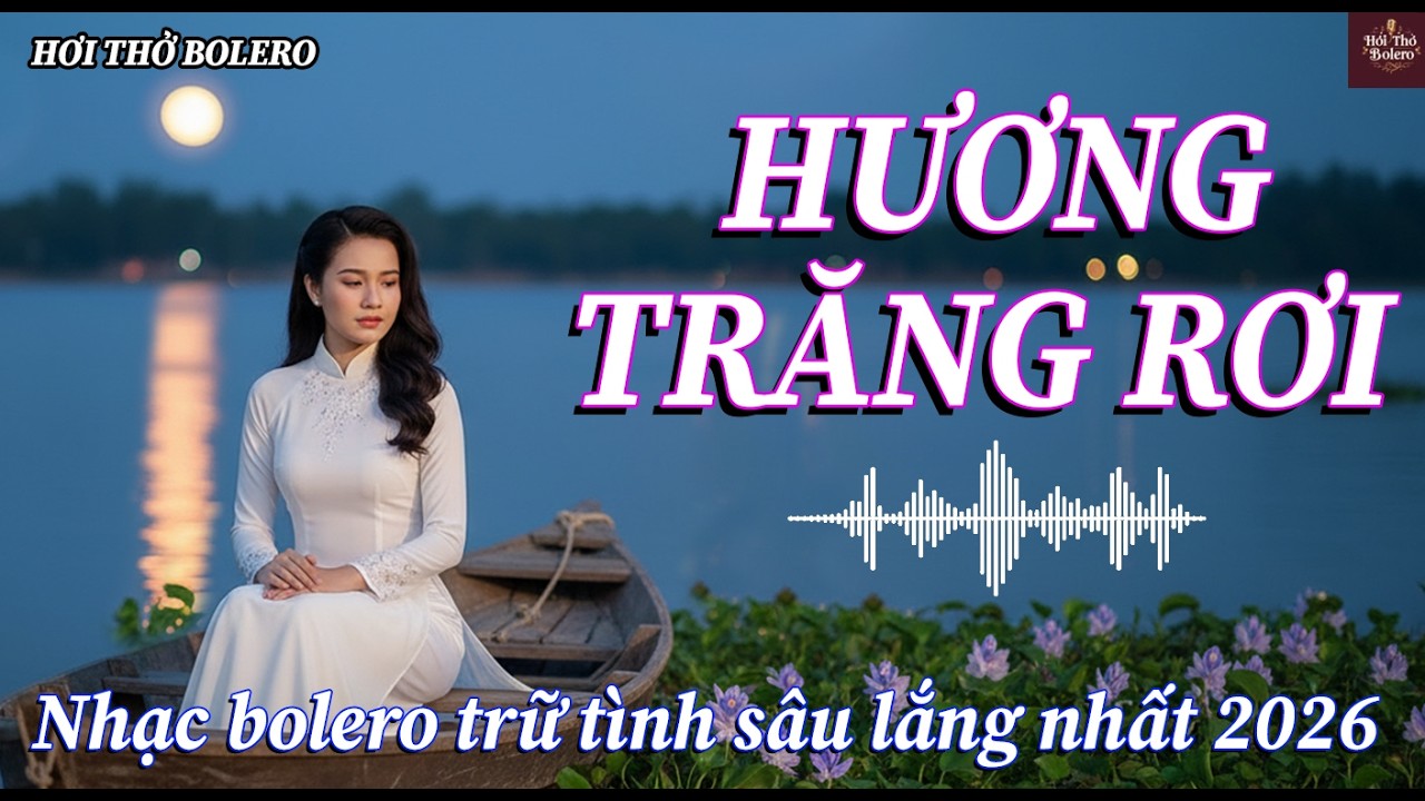 HƯƠNG TRĂNG RƠI – Bolero Trữ Tình Buồn | Nghe Đêm Là Thấm | Lyric Video