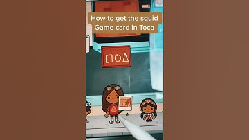 How to get the SQUID game card in Toca Boca Life World 🌎