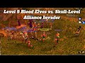Level 5 blood Elves Unite Against a Skull-Level Alliance Invader in starting area | Nightslayer