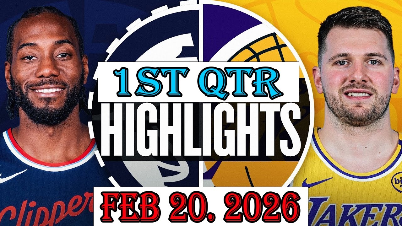 Обзор матча «Лос-Анджелес Лейкерс» против «Лос-Анджелес Клипперс», 1-я четверть, 20 февраля 2026 ...