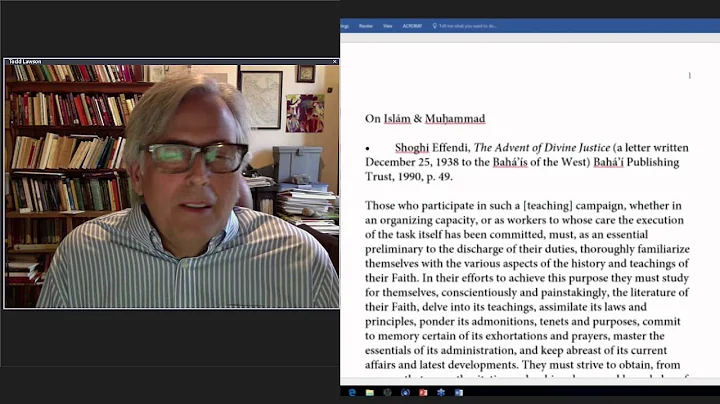 "Bahaullah - The Return of Joseph" | Todd Lawson