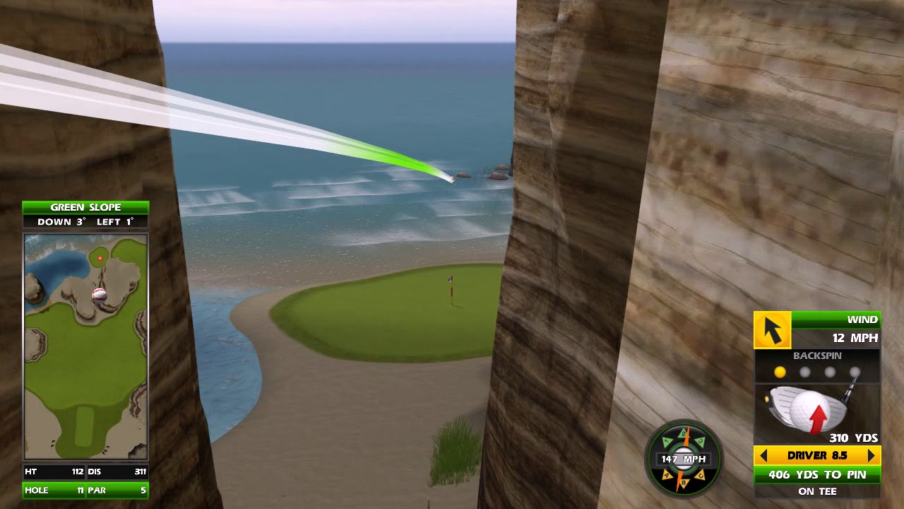 Catedrais Beach 11 Par 5 HIO 40600 Super Albatross