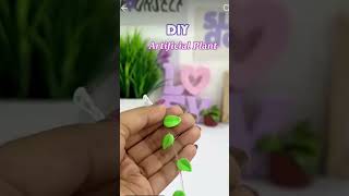Diy artificial plant # diy #aesthetic #craft #ideas
