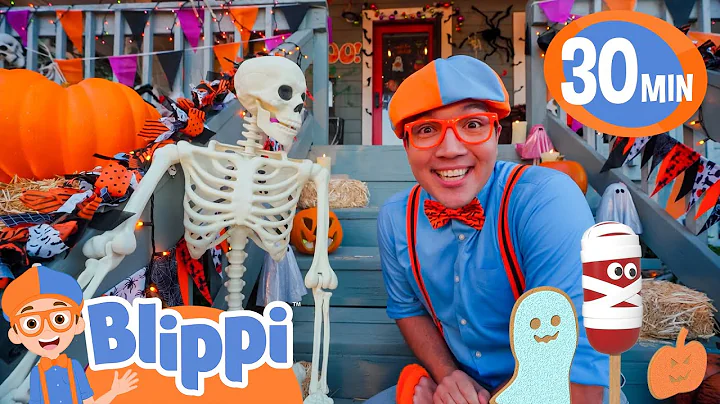 🎃Blippi Plays Halloween Sink or Float! 🎃 | Learning Videos with Blippi