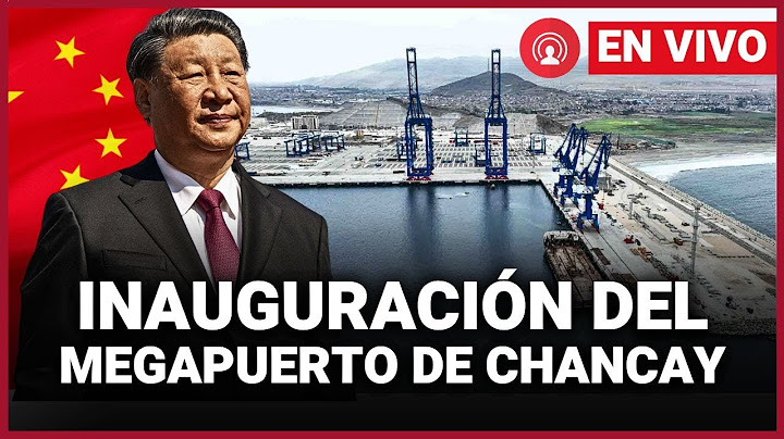 CEREMONIA de INAUGURACIÓN de HISTÓRICO MEGAPUERTO de CHANCAY | EN VIVO