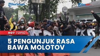 150 Orang Ditangkap karena Buat Ricuh Demo PPKM Kota Bandung, 5 di Antaranya Bawa Bom Molotov