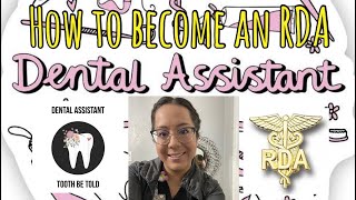How to become a Registered Dental Assistant/RDA