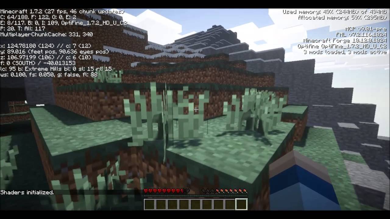 Minecraft Shaders Test AMD Radeon R7 250 1GB GDDR5 YouTube