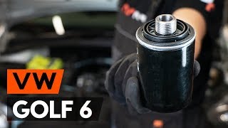 Como mudar Filtro de Óleo VW GOLF VI (5K1) - tutoriais