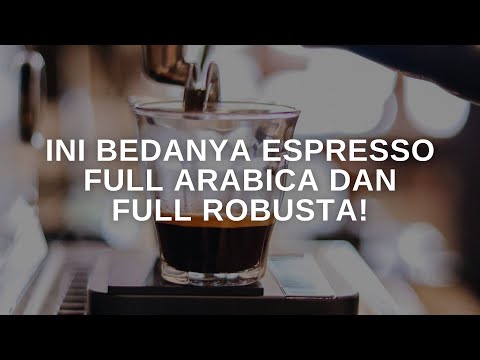 Jenis Kopi Untuk Mesin Espresso