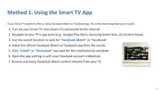 How to Get Facebook on Smart TV – App, Casting & Browser screenshot 4