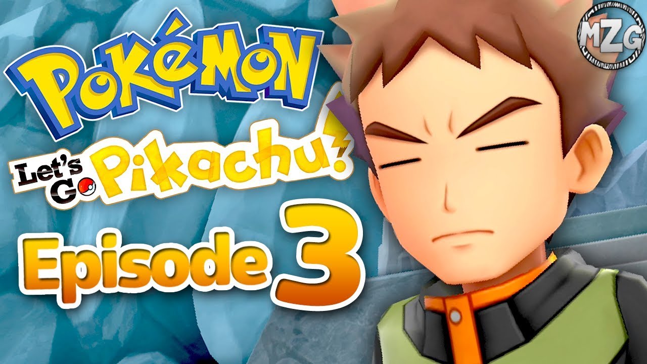Pokemon Let S Go Pikachu Eevee Gameplay Walkthrough Episode 3 Brock Gym Leader Pewter City Youtube