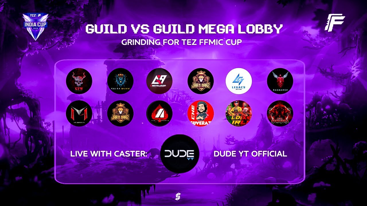 🏆GUILD VS GUILD MEGA LOBBY GRINDING FOR TEZ FFMIC CUP🔥FREINDLY MATCH 🔥3 MAPS✨