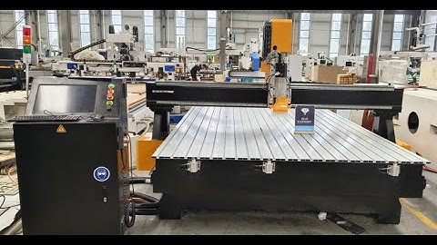 Blue Elephant 2140 ATC CNC test video for Georgian customer