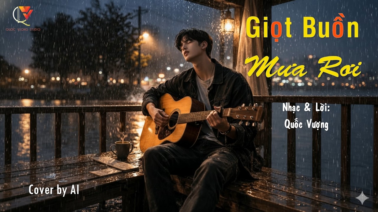 Giọt Buồn Mưa Rơi -Sáng tác: Quốc Vượng (Cover by AI)