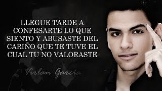 Video thumbnail of "(LETRA) ¨GRACIAS POR HACERME FUERTE¨ - Virlan García (Lyric Video)"