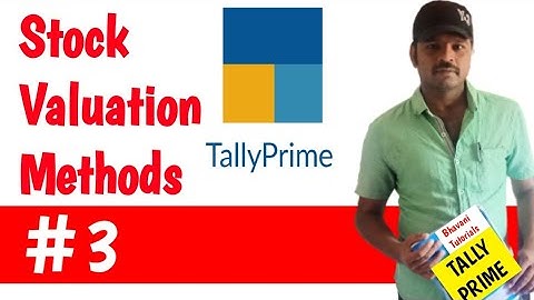Stock Valuation Methods in Tally Prime  #tallyprime #tally #tallyerp9 #accounting