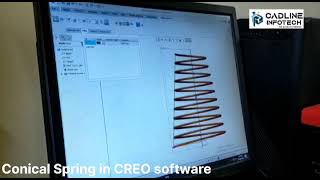 CONICAL SPRING CREO SOFTWRE