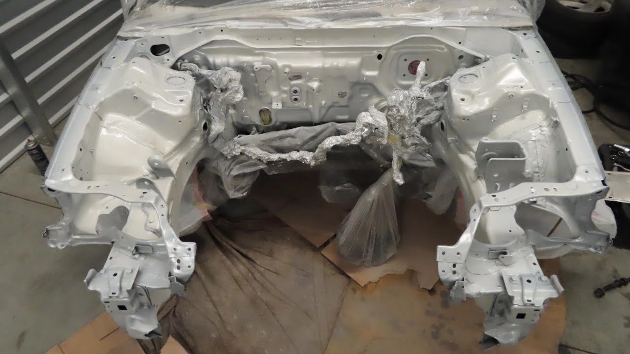 30 CRX Engine Bay Paint Job YouTube