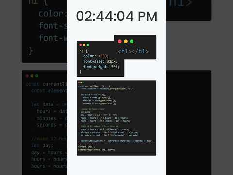 Digital Clock in JavaScript