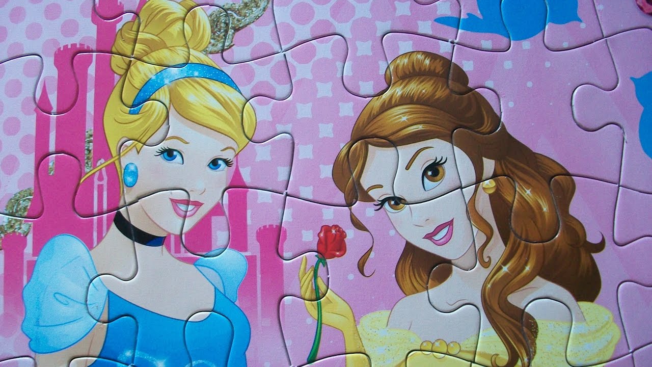 DISNEY PRINCESA - CENICIENTA Y BELLA (CINDERELLA and BELLA PUZZLE ...