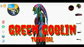 HOW to MAKE REALISTIC STICKMAN Easily 7# [GREEN GOBLIN] Drawing Cartoons 2