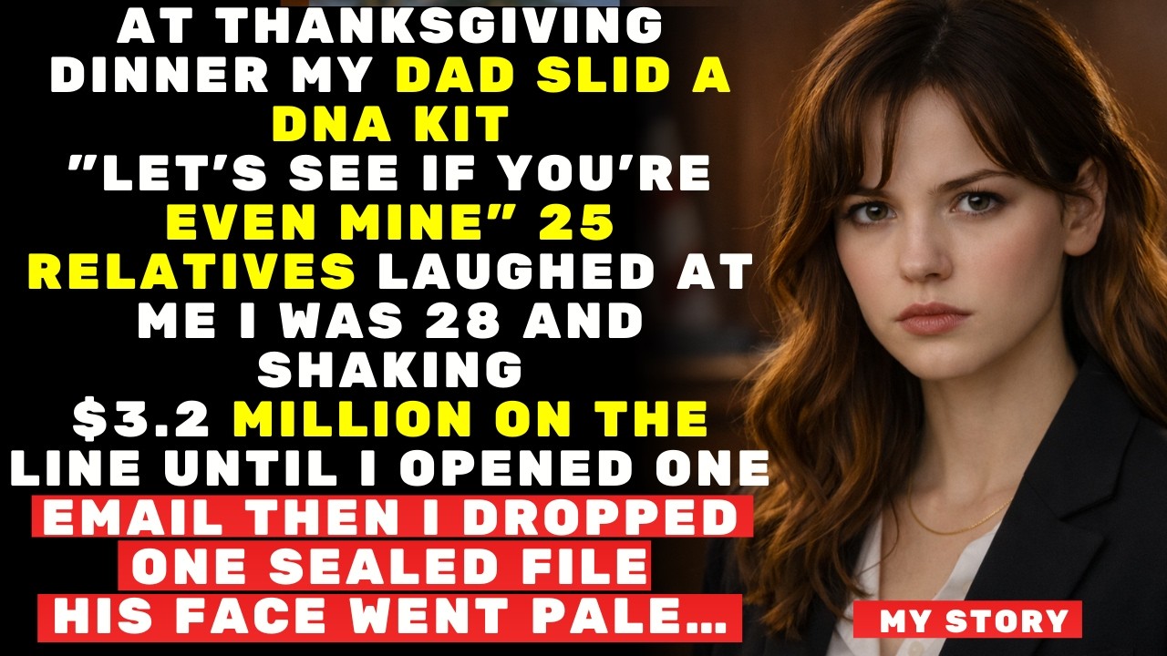 MY DAD MOCKED ME WITH A DNA KIT AT THANKSGIVING IN FRONT OF 25 RELATIVES—THEN I OPENED ONE EMAIL…