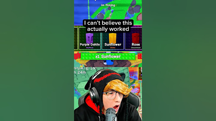 KreekCraft Gets Rainbow Sunflower in Grow a Garden