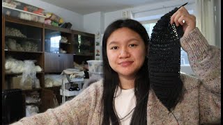 delulu me wanting to host a yarn market someone stop me // knitting stream 46