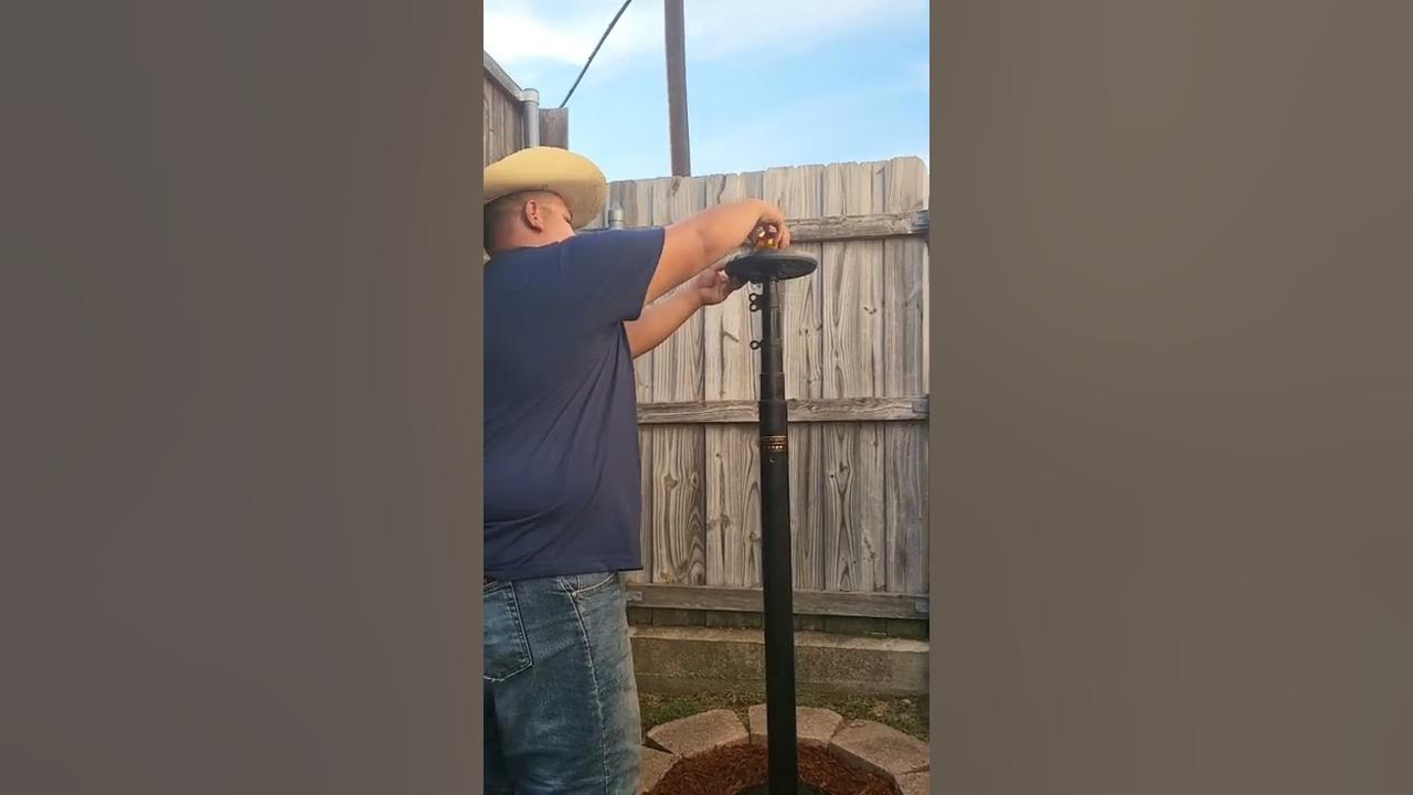 Installing a flag pole with 2 flags YouTube
