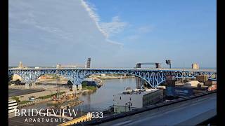Bridgeview Apartment Tour #633 | Downtown Cleveland, OH - Private Deck