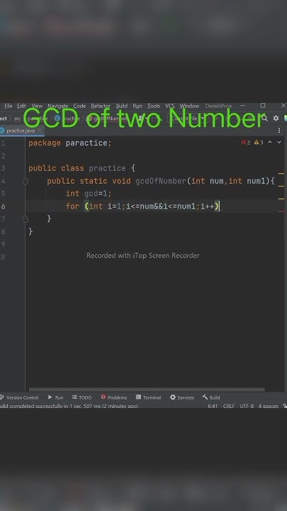 GCD Of Two Number|java programming|java problem Practice|# ...