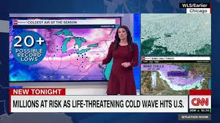 Record breaking cold impacting parts of US