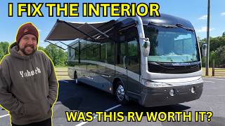 Salt Water Flooded 2006 Revolution RV Solving The Interior Issues