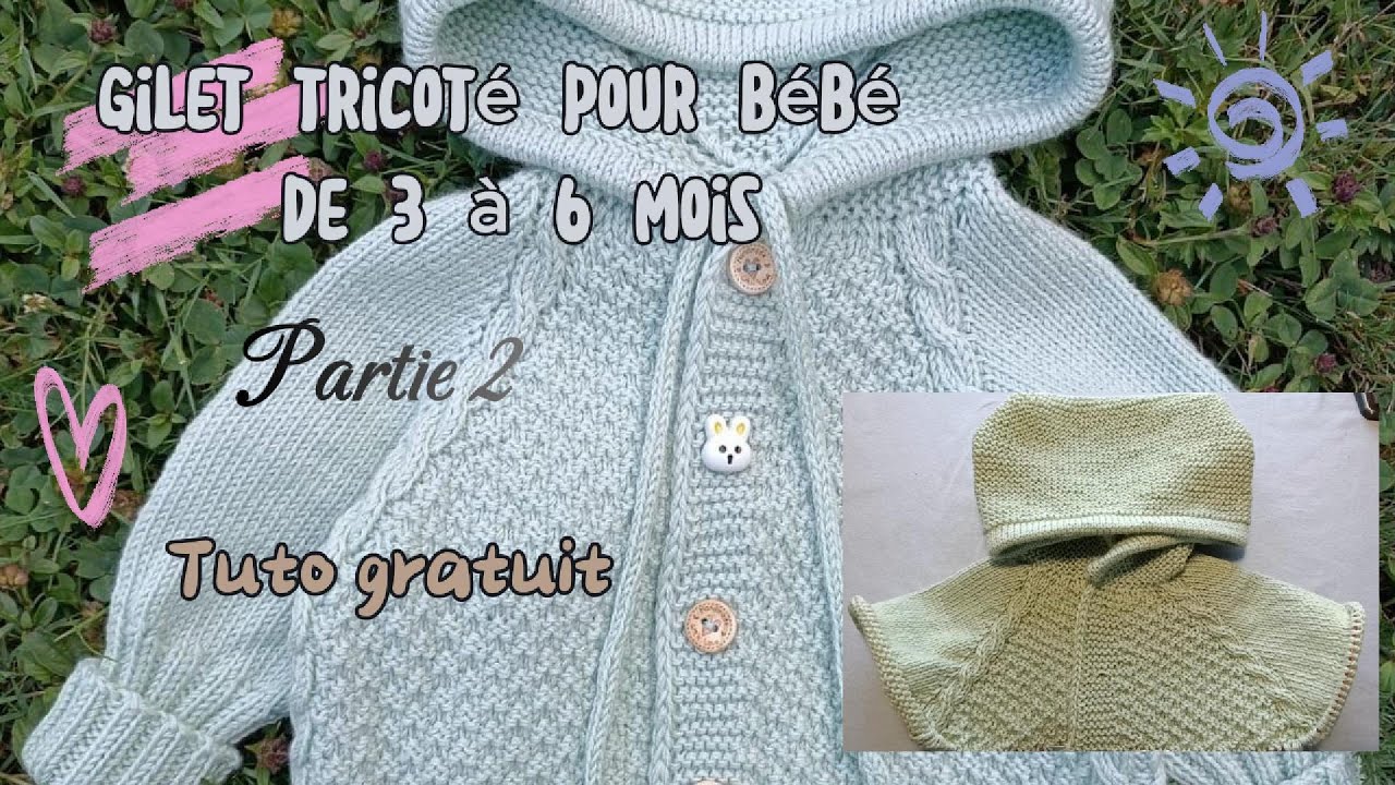 Gilet tricoté pour bébé
