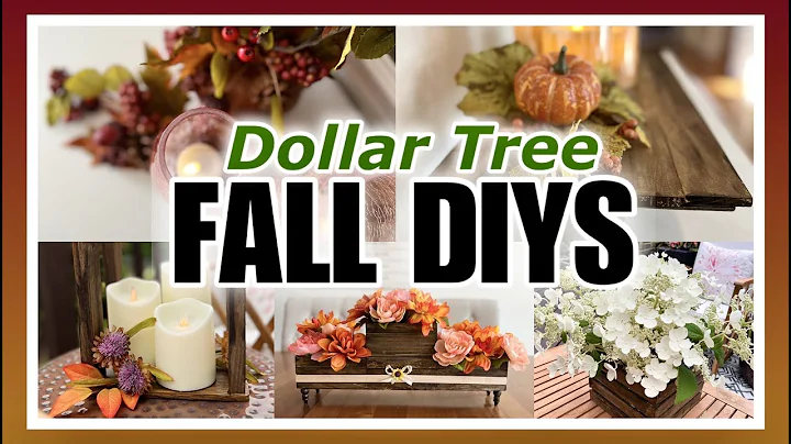 DOLLAR TREE FALL DIY DECOR you can actually use any time of year!!