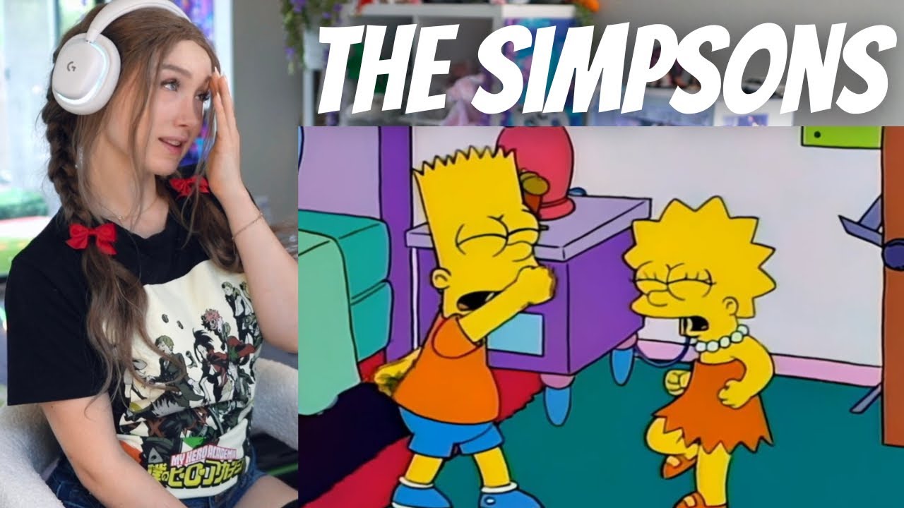 Симпсоны - Классический черный юмор РЕАКЦИЯ!!!
