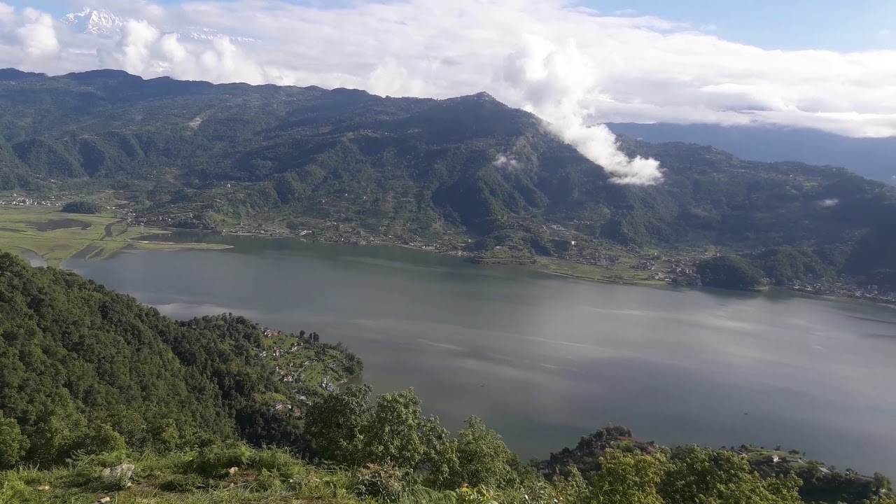 Beautiful Fewa lake from santi stupa - YouTube