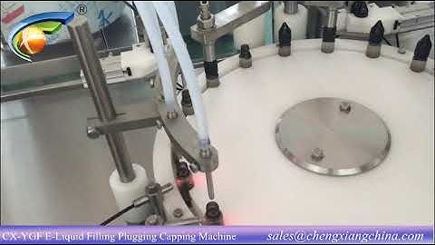CX-YGF E liquid filling plugging capping machine for 15ML