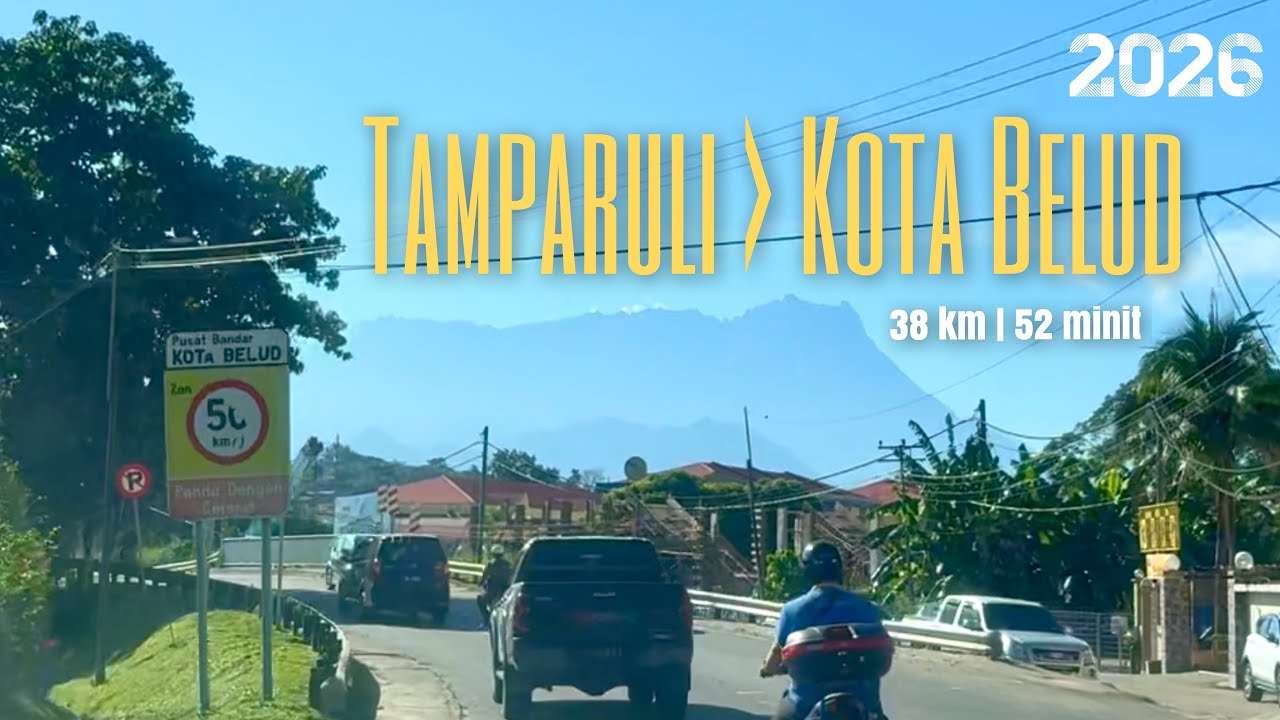 #jalan_b24 | TPL-KB Perjalanan ke Kota Belud dari Tamparuli melalui Topokon, Sabah