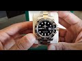 Discontinued Rolex GMT Master II 116713ln ( Two Tone ) and sticker removal