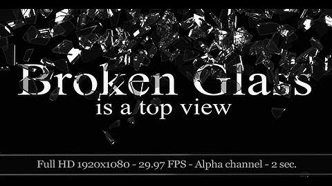 Broken Glass After effects