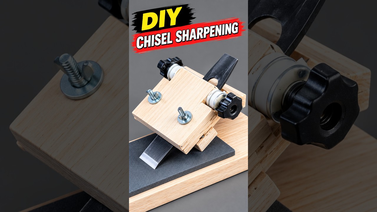 Sharpen Your Chisel Like A PRO With This SIMPLE Woodworking Jig?